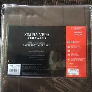Vera Wang Supima Cotton 600TC Queen